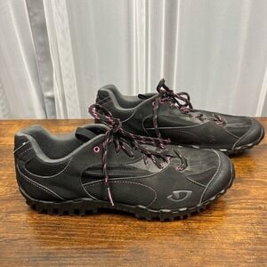 Giro Petra VR Cycling Triathlon Shoes Pink Laces Black SPD Cleats Women's EU 42